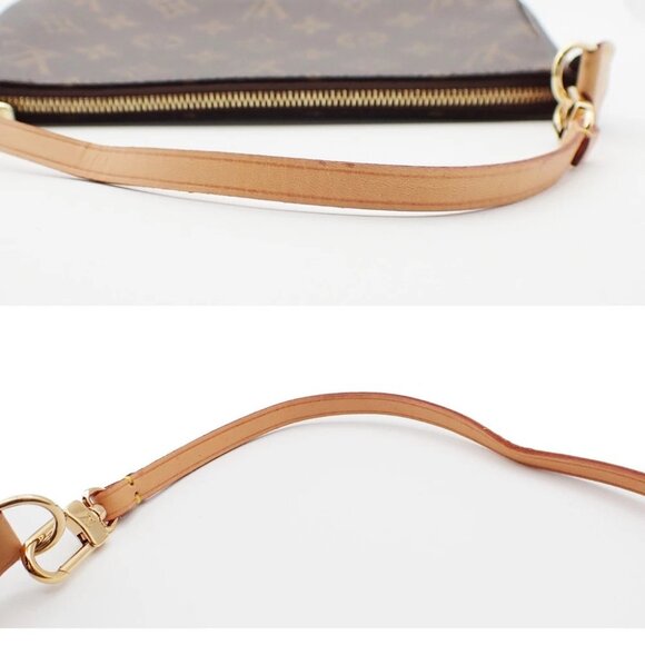 LOUIS VUITTON Pochette Accessoires Hand Bag Monogram Leather BN M51980 99CA004 - Picture 10 of 13